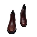 Voguish Men39s Zip Leather Chelsea Boots