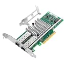 Vogzone for X520-DA2 Network Adapter, 10GbE 2X SFP+ PCIe 2.0 x8 NIC
