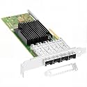 Vogzone for X710-DA4 Network Adapter, 10GbE 4X SFP+ PCIe 3.0 x8 NIC