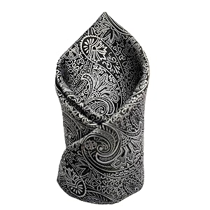voici france men39s pocket square for tuxedo dinner jacket suit sherwani or bundy paisley design satin fabric free size