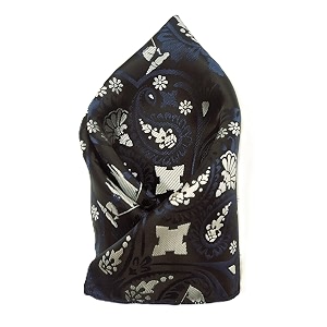 voici france men39s pocket square checked amp paisley design free size microfiber satin fabric