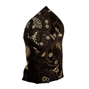 voici france men39s pocket square checked amp paisley design free size microfiber satin fabric