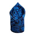 VOICI France Men's Pocket Square for Tuxedo Dinner Jacket Suit Sherwani or Bundy Paisley Design Satin Fabric Free Size