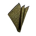 VOICI France Men's Pocket Squares Paisley Design Satin Microfiber Fabric Coat Rumaal Free Size