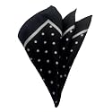 VOICI France Men's Pocket Squares Paisley Design Satin Microfiber Fabric Coat Rumaal Free Size