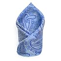 VOICI France Men's Pocket Square for Tuxedo Dinner Jacket Suit Sherwani or Bundy Paisley Design Satin Fabric Free Size