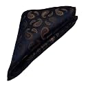 VOICI France Men's Pocket Square for Tuxedo Dinner Jacket Suit Sherwani or Bundy Paisley Design Satin Fabric Free Size