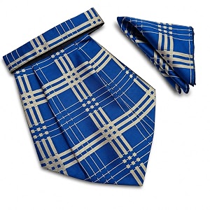 voici france mens paisley cravat ascot necktie pocket square microfiber fabric free size