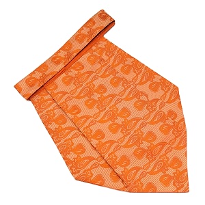 voici france mens paisley cravat ascot necktie pocket square microfiber fabric free size