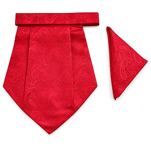 voici france mens paisley cravat ascot necktie pocket square microfiber fabric free size