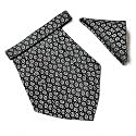 VOICI France Mens Paisley Cravat ascot NeckTie Pocket Square Microfiber Fabric Free Size
