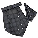 VOICI France Mens Paisley Cravat ascot NeckTie Pocket Square Microfiber Fabric Free Size
