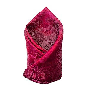 voici france premium black amp silver paisley pocket square for men  luxury jacquard woven formal suit hanky  wedding party amp business wear