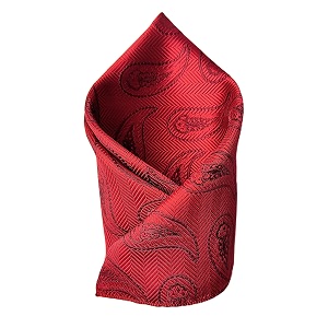 voici france premium black amp silver paisley pocket square for men  luxury jacquard woven formal suit hanky  wedding party amp business wear