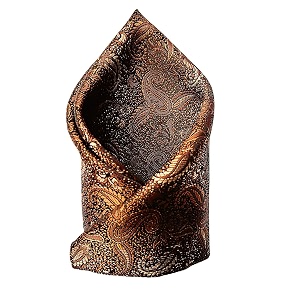 voici france premium black amp silver paisley pocket square for men  luxury jacquard woven formal suit hanky  wedding party amp business wear