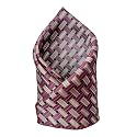 VOICI France Premium Black &amp; Silver Paisley Pocket Square for Men | Luxury Jacquard Woven Formal Suit Hanky | Wedding, Party &amp; Business Wear