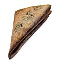 VOICI France Premium Black &amp; Silver Paisley Pocket Square for Men | Luxury Jacquard Woven Formal Suit Hanky | Wedding, Party &amp; Business Wear