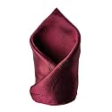 VOICI France Premium Black &amp; Silver Paisley Pocket Square for Men | Luxury Jacquard Woven Formal Suit Hanky | Wedding, Party &amp; Business Wear