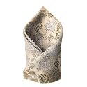 VOICI France Premium Black & Silver Paisley Pocket Square for Men | Luxury Jacquard Woven Formal Suit Hanky | Wedding, Party & Business Wear