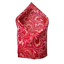 VOICI France Premium Black &amp; Silver Paisley Pocket Square for Men | Luxury Jacquard Woven Formal Suit Hanky | Wedding, Party &amp; Business Wear