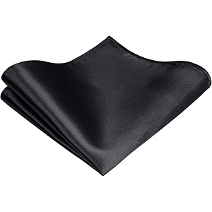 voici france - premium pocket square microfiber men satin wedding handkerchief pocket square