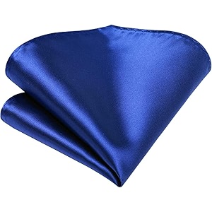 voici france - premium pocket square microfiber men satin wedding handkerchief pocket square