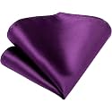 VOICI France - Premium Pocket Square microfiber Men Satin Wedding Handkerchief Pocket Square