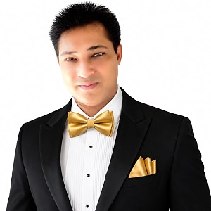 voici men39s velvet amp satin oversized bow amp pocket square tie black color free size best for tuxido dinner jackets