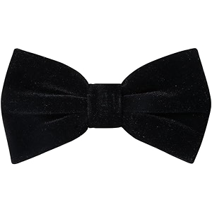voici men39s velvet amp satin oversized bow amp pocket square tie black color free size best for tuxido dinner jackets