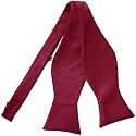 VOICI Men's Velvet &amp; Satin oversized Bow &amp; Pocket Square Tie Black Color Free Size best for Tuxido dinner jackets