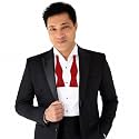 VOICI Men's Velvet &amp; Satin oversized Bow &amp; Pocket Square Tie Black Color Free Size best for Tuxido dinner jackets