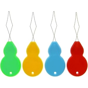 voiish needle threader sewing small tools arts diy easy hand sewing fast and precise ideal for needle-work pack of 4