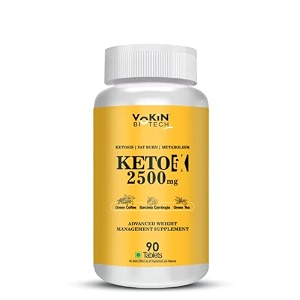 vokin biotech keto advanced with green coffee extract for weight management  appetite control supplement for men amp women 60 capsules black