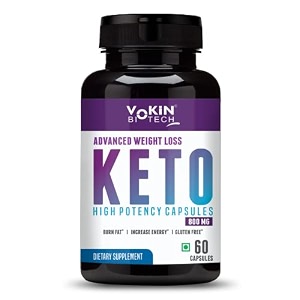 vokin biotech keto advanced with green coffee extract for weight management  appetite control supplement for men amp women 60 capsules black