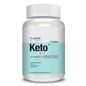 vokin biotech keto pro for weight loss with effervescent water soluble 20 tablets