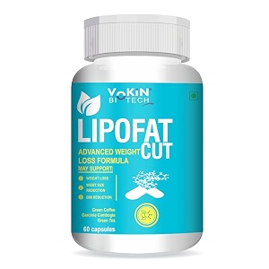 vokin biotech lipofat cut advanced weight loss formula support weight loss amp bmi reduction 60 capsules