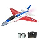volantexrc RC Plane F-16 Fighting Falcon - 2.4Ghz 2CH Remote Control Airplane Jet Fighter Ready to Fly with Cool Lights, for Beginners,Adults (762-4)