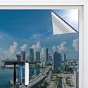 Volcanics One Way Window Privacy Film Daytime Privacy 17.5" x 77.6", Silver