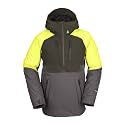 Volcom Men's Brighton Pullover Anarok Hooded Snowboard Jacket