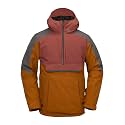 Volcom Men's Brighton Pullover Anarok Hooded Snowboard Jacket