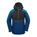 Volcom Men's Brighton Pullover Anarok Hooded Snowboard Jacket