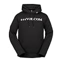 Volcom Men's Hydro Fleece Riding Hoodie – Water-repellent Sweatshirt With Storm Hood & Thumbholes