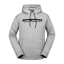 Volcom Men's Hydro Fleece Riding Hoodie – Water-repellent Sweatshirt With Storm Hood &amp; Thumbholes