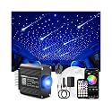 VOLISUN 16W Starlight Headliner Kit for Car,550pcs Fiber Optic Lights,9.8ft Star Lights+Meteor Shooting Star,APP &amp; Remote Control,RGBW Interior Car Lights for Ceiling,Home,Party