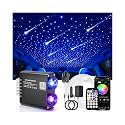 VOLISUN 32W Starlight Headliner Kit for Car,1200pcs Fiber Optic Lights,13.1ft Star Lights with Meteor Shooting Star Effect,APP &amp; Remote Control,RGBW Interior Car Lights for Ceiling,Home,Party