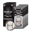 Baseball Car Air Freshener by HookUp - 10 Pack - Black Gold Scent (Extra Strong) | Unique Baseball Gift for Players, Coach, Fans | Hanging Car Accessory with Long Lasting Fresheners Smell