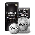 Volleyball Car Air Freshener by HookUp - 2 Pack - Black Gold Scent (Extra Strong) | Unique Volleyball Gift for Players, Coach, Fans | Hanging Car Accessory with Long Lasting Fresheners Smell