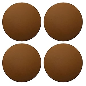 volo anti skid self adhesive scratch protectors for carpets tiles laminates and hardwood floors sticking round felt pads furniture noise insulation brown color 4 pcs crash pads