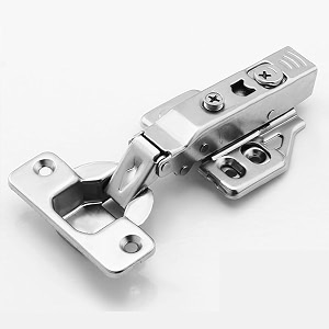 volo european style stainless steel hydraulic 3d clip-on soft close concealed cabinet hinges 1 set 3d_stainless steel_0 crank