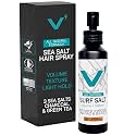 VOLT Grooming Surf Sea Salt Spray for Men, Hair & Beard Natural Volumizing Texture Spray with Activated Charcoal, Sea Kelp, Aerosol Free Hair Texturizer, Fragrance Free, 2.7 Fl Oz TSA Travel Bottle